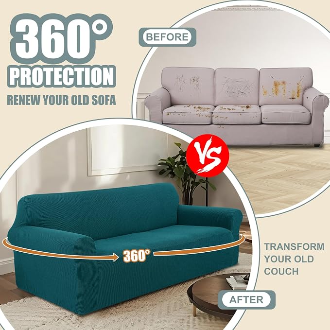 Stretch Couch Cover Washable Sofa Slipcover Furniture Protector - Image 4