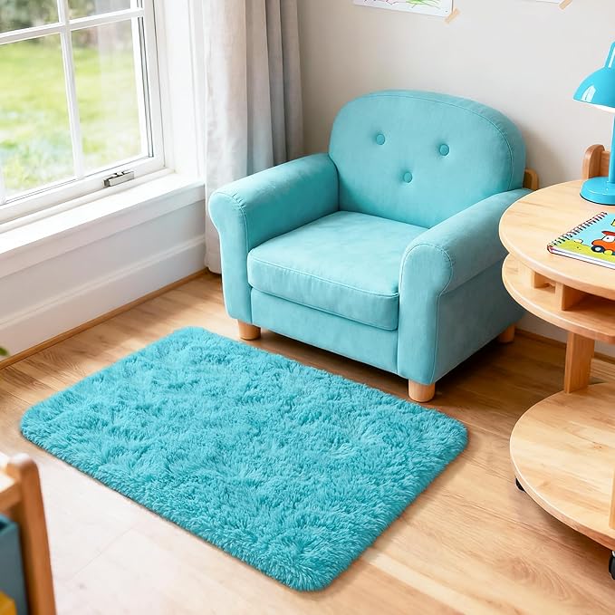 Merelax Modern Soft Fluffy Small Shaggy Rug - Image 2