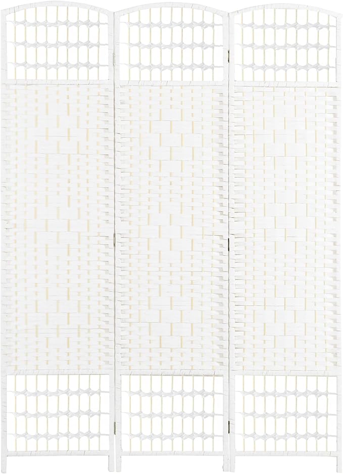 HOMCOM 3 Panel Room Divider, Folding Privacy Screen, 5.6' Room Separator by HOMCOM