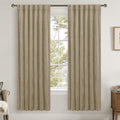 LAMIT Dark Taupe Velvet Curtains 78 Inch by LAMIT