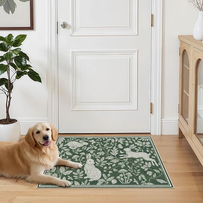 Vintage Living Room Area Rug 2x3 - Image 5