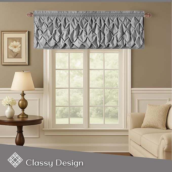 VCNY Home Pintuck Valance Curtain - Image 3