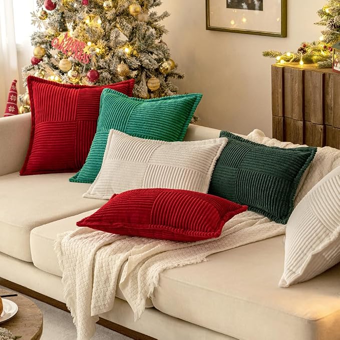 MIULEE Decorative Euro Sham Throw Pillow Covers - Image 6