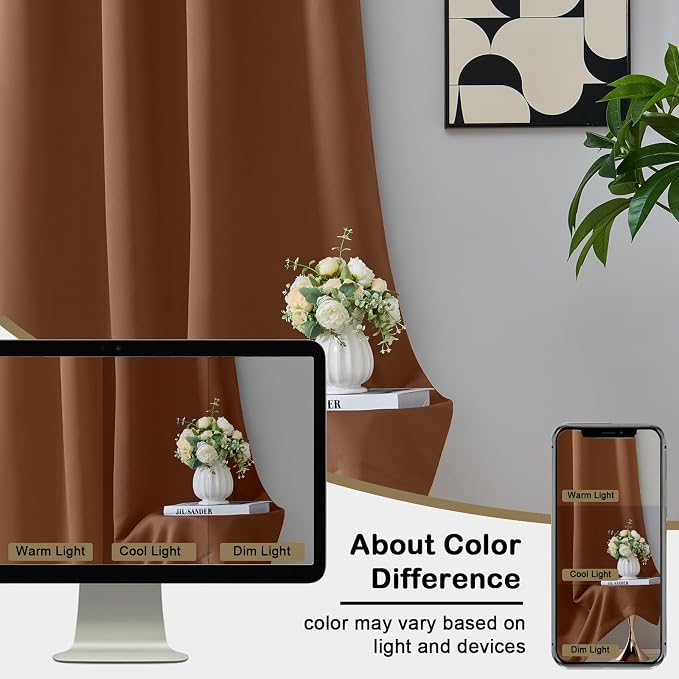 OVZME Sun Baked Blackout Curtains - Image 7