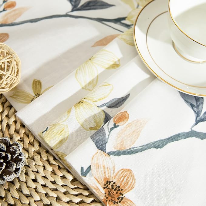 Leeva Farmhouse Lovely Flower Pattern Kitchen Valances, Light Filtering Rod - Image 7