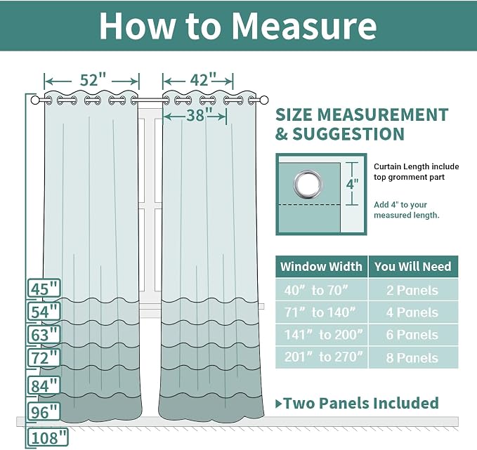 Yakamok Room Darkening Dark Gray Blackout Curtains Thermal Insulated Grommet - Image 8
