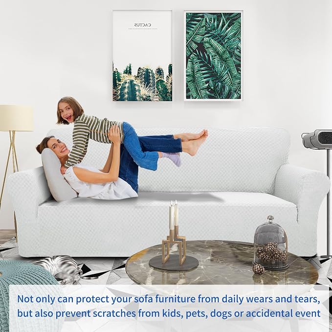 ZNSAYOTX 1 Piece Jacquard Couch Covers - Image 2