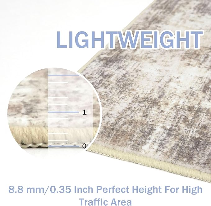 IOHOUZE Abstract Runner Rug 2x7 Ft Washable Runners - Image 5