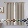 OVZME Stone Short Blackout Curtains by OVZME