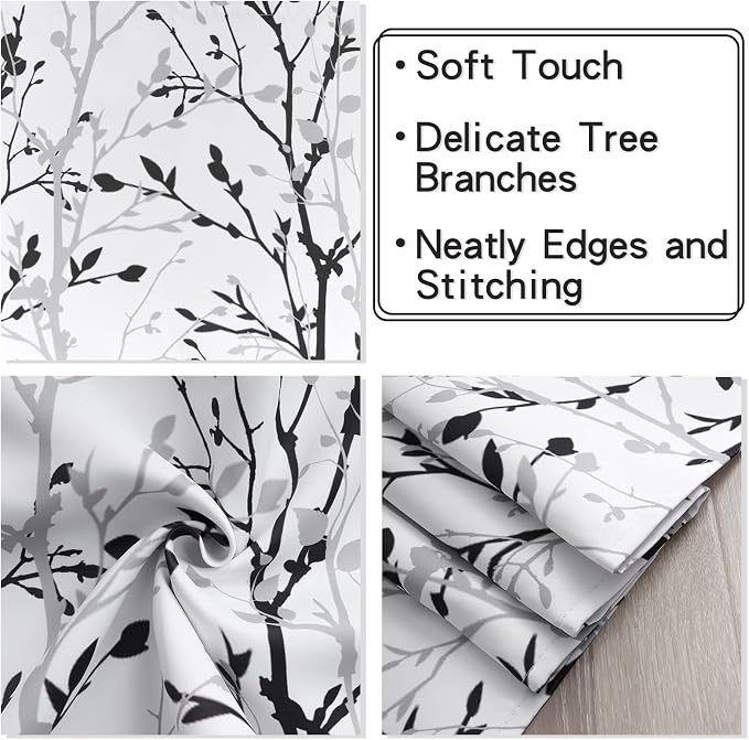 Luvyohmee Tree Branch Printed Valance Curtain, 18 inches Long Kitchen Valance - Image 7