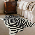 BENRON Premium Zebra Rugs for Living Room Bedroom, Non-Slip Throw Rug for Home by BENRON