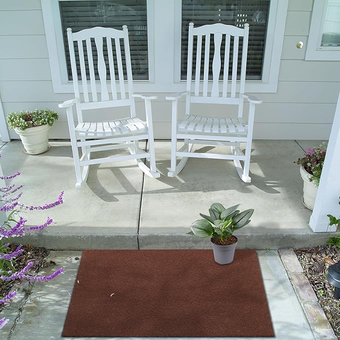 AAZZKANG Blank Doormat Outdoor Entrance Non Slip Front Door Mat 2-Pack Ultra - Image 4