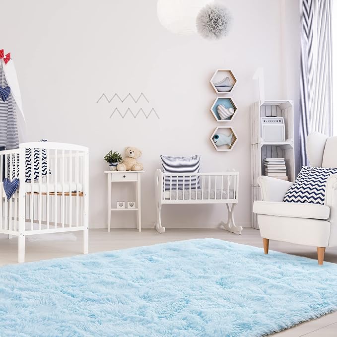 Merelax Soft Modern Indoor Shaggy Area Rug - Image 6