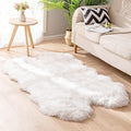 Carvapet Soft Fluffy Faux Sheepskin Fur Area Rug by Carvapet