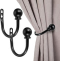 Sumnacon Set of 2 Metal Decorative Curtain Holdbacks, Wall Mounted Window by Sumnacon