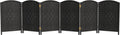 Red Lantern 2 ft. Short Diamond Weave Fiber Folding Screen by RedLantern