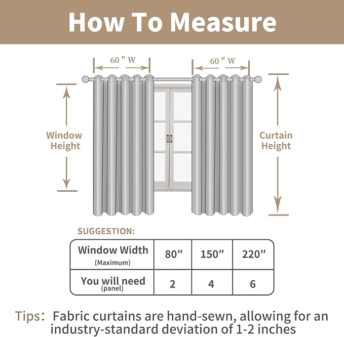 LAMIT Natural Linen Curtains 84 Inches Long - Image 7