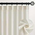 Topfinel Natural Pinch Pleated Linen Curtains 84 Inch Length 1 Panels by Topfinel