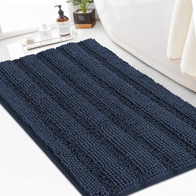 Turquoize Chenille Bath Rug by Turquoize