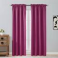 OVZME Hot Pink Blackout Curtains by OVZME