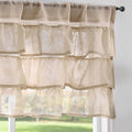 jinchan Ruffled Valance Curtain by JINCHAN