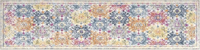 Vaukki Hallway Runner Rug, Vintage Shaggy Soft Laundry Rug Runner, Non Slip - Image 8