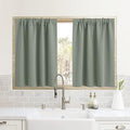 RYB HOME Blackout French Door Window Curtain Covering, Rod Pocket Thermal by RYBHOME