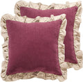 patdrea Rhodo Shabby Chic Decorative Throw Pillow Covers 22x22 Set of 2 by patdrea