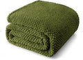 Whale Flotilla Twin Size Fuzzy Fleece Blanket, Fluffy Warm Soft Jacquard Bed by WHALEFLOTILLA