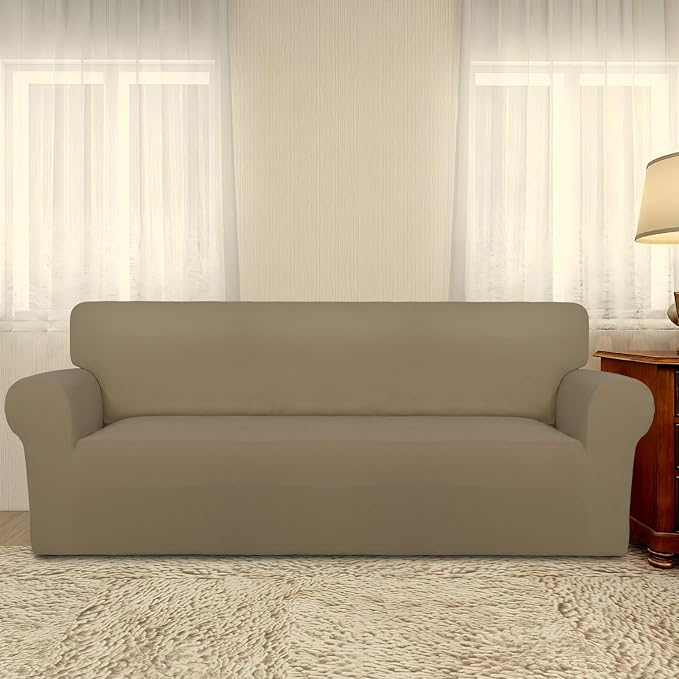 PureFit Super Stretch Sofa Slipcover – Spandex Non Slip Soft Couch Sofa Cover - Image 2