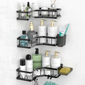 AKTECKE Corner Shower Caddy Bathroom Organizer: Stainless Steel Adhesive Shower by AKTECKE