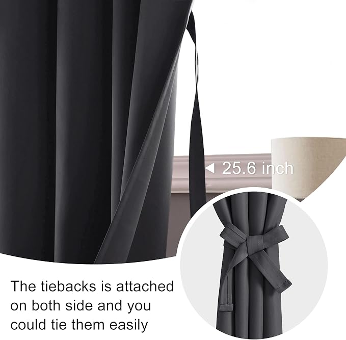 JIUZHEN Blackout Curtains for Bedroom - Image 7