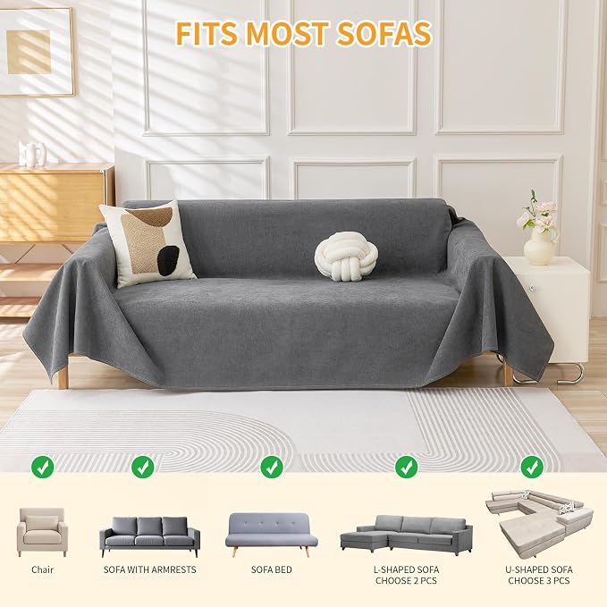 Deep Dream Cat-Scratch Resistant Armchair Couch Cover, Waterproof Sofa Cover - Image 6