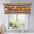Fall Pumpkin Kitchen Curtains Thanksgiving Design by BrilliStar