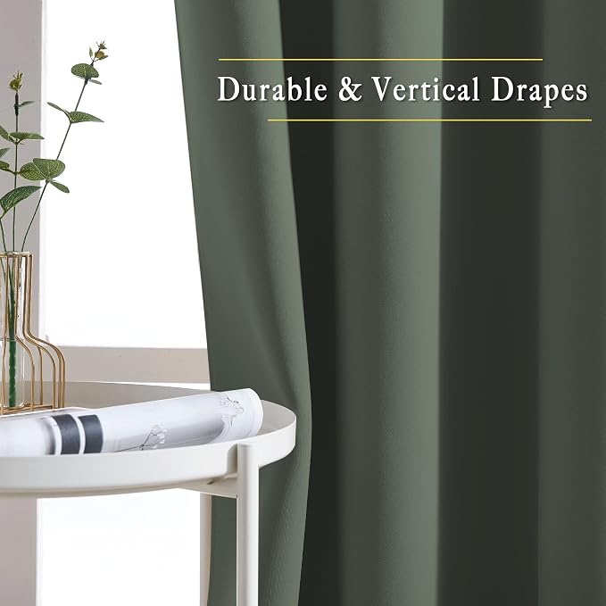NICETOWN Kitchen Blackout Curtains 54 inch Length - Image 5