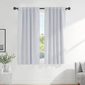 PONY DANCE Greyish White Non-See-Through Curtains by PONYDANCE