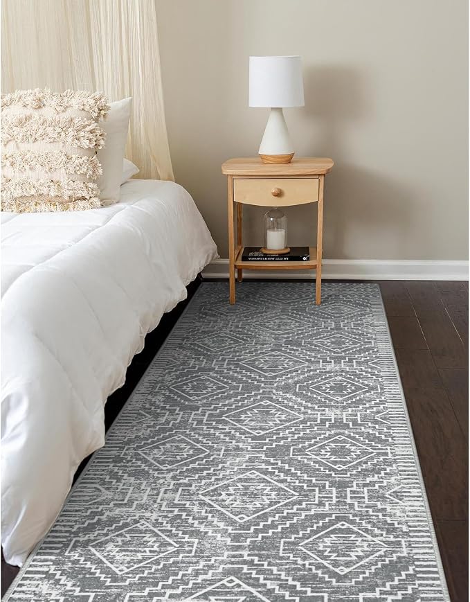 Wonnitar Moroccan 2'6"x8' Washable Kitchen Runner Rug - Image 6