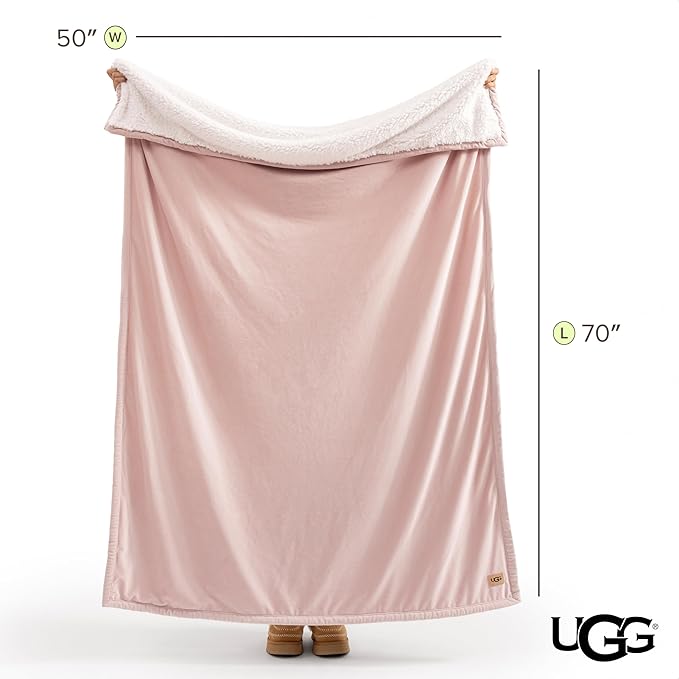 UGG Bliss Throw Blanket Plush Soft Fleece Fluffy Blankets - Image 8