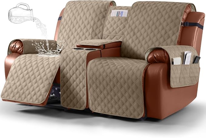 Ruaozz Waterproof Loveseat Recliner Cover by RuaozzFurnitureCovers