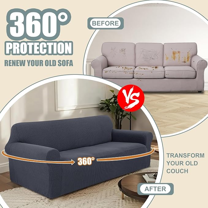 Stretch Couch Cover Washable Sofa Slipcover Furniture Protector - Image 4