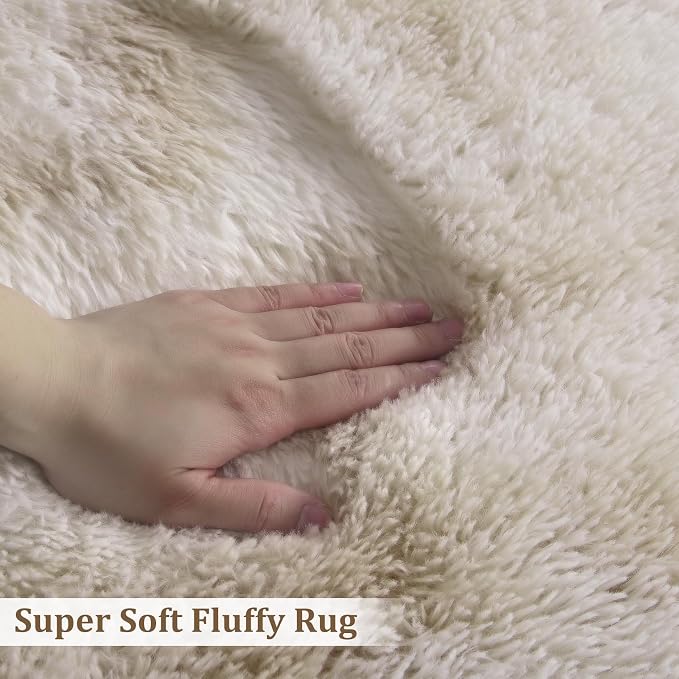 CAROMIO Shaggy Area Rug 6' x 9' Modern Indoor Plush Fluffy Rugs Soft and Comfy - Image 4