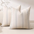 Hckot Throw Pillow Covers 24x24 Set of 2 Blue Pillow Covers Farmhouse by Hckot