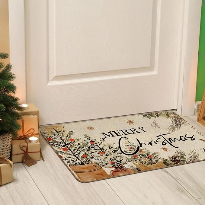 Merry Christmas Door Mat Outdoor - Image 4