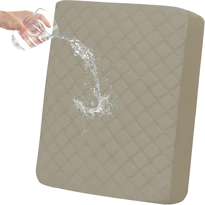 Easy-Going Waterproof Oversized Chair Cushion Covers, Non-Slip Leakproof Sofa by Easy-Going
