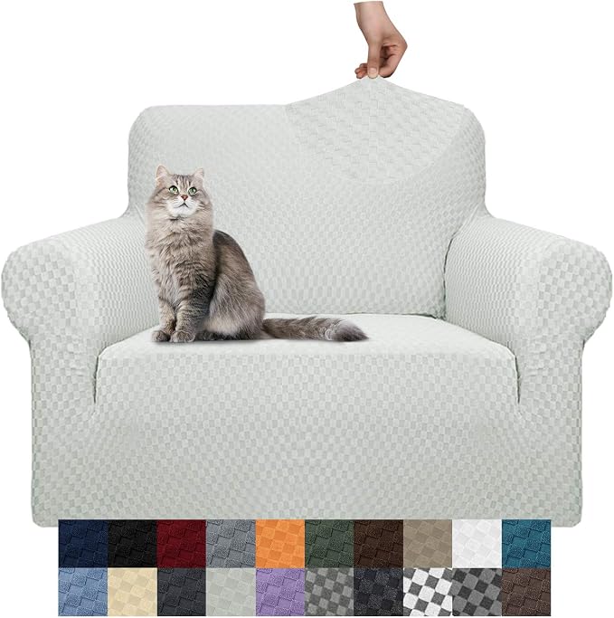 YEMYHOM Couch Cover Latest Jacquard Design High Stretch Sofa Chair Covers by YEMYHOM