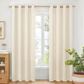 BGment Linen Curtains for Living Room 84 Inch Length 2 Panels Set, Non See by BGment
