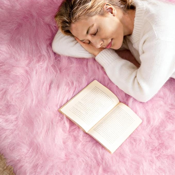 Ultra Soft Faux Fur Rug, Fluffy Shaggy 2 x 6 Ft Sheepskin Fur - Image 7