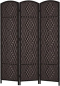 Rose Home Fashion Room Divider 5.6 ft.Tall-15.7" Wide Weave Fiber 3 Panels Room by RoseHomeFashion