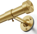 YaFex Heavy Duty Curtain Rods 32-90 Inch, 1 Inch Adjustable Gold Curtain Rod by YaFex