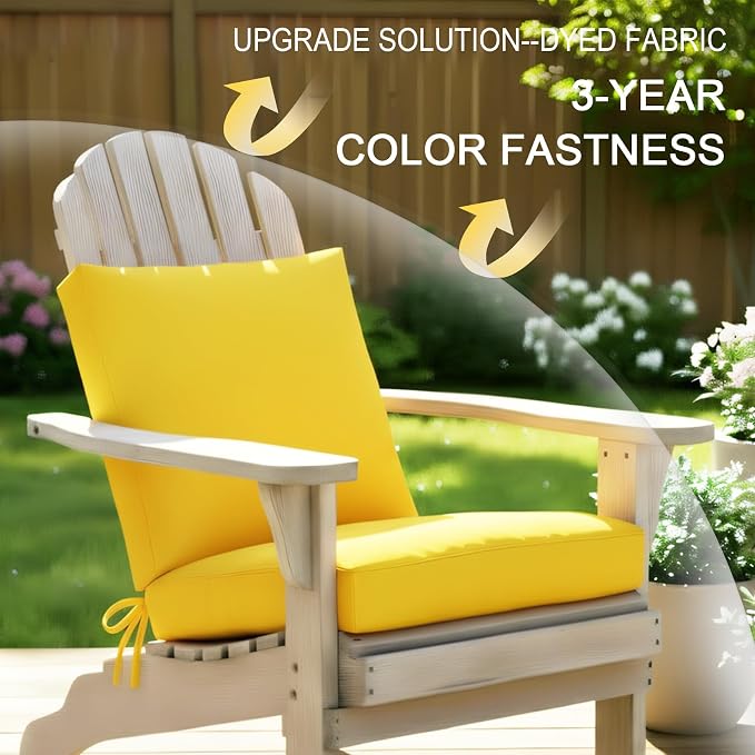 NettyPro Patio Chair Seat Cushion Covers Set 4, Waterproof Outdoor Furniture - Image 4